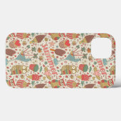 アイスクリーム付き夏パターン Case-Mate iPhoneケース (裏面 (横))