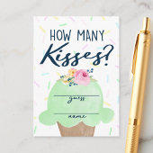 アイスクリーム何枚のキスブライダルゲーム エンクロージャーカード