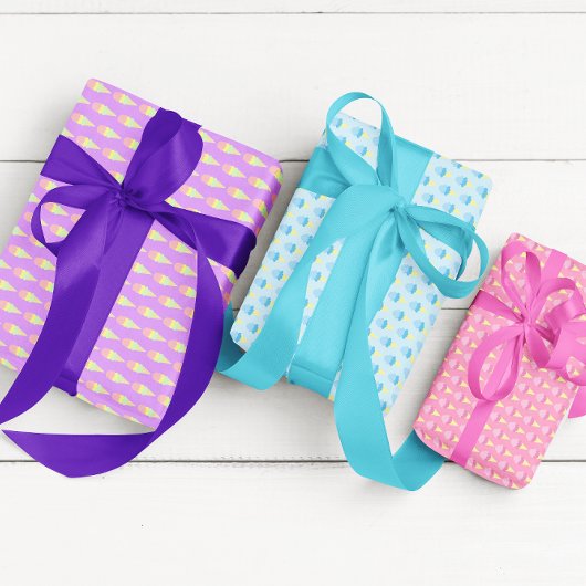 アイスクリーム包装紙シート ラッピングペーパーシート