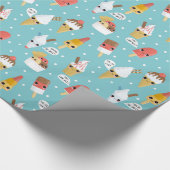 アイスクリーム包装紙 ラッピングペーパー (角)