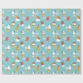 アイスクリーム包装紙 ラッピングペーパー (フラット)