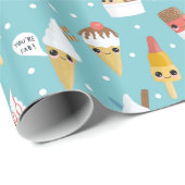 アイスクリーム包装紙 ラッピングペーパー (ロールコーナー)