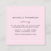 アイスクリーム名刺 スクエア名刺 (裏面)