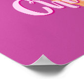 アイスクリーム名前をカスタムするポスター ポスター (角)