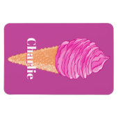 アイスクリーム名前をカスタムする&カラーマグネット マグネット (横)