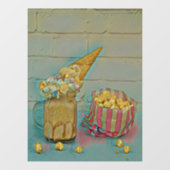 アイスクリーム好きのギフト ウィンドウサイン (シート)