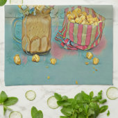 アイスクリーム好きのギフト キッチンタオル (折り畳み)