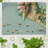 アイスクリーム好きのギフト キッチンタオル (折り畳み)