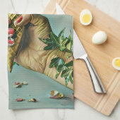 アイスクリーム好きのギフト キッチンタオル (四つ折り)