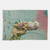 アイスクリーム好きのギフト キッチンタオル (横)