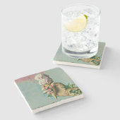 アイスクリーム好きのギフト ストーンコースター (横)