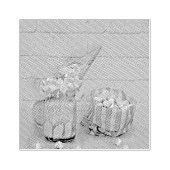 アイスクリーム好きのギフト ラバースタンプ (インプリント)