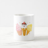 アイスクリーム好き コーヒーマグカップ (中央)