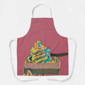 アイスクリーム子供へ エプロン (正面)
