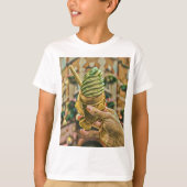 アイスクリーム子供へ Tシャツ (正面)