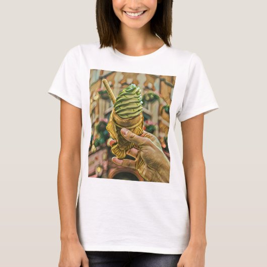 アイスクリーム子供へ Tシャツ (正面)