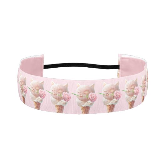 アイスクリーム子猫ロージー&ドリーミー アスレチックヘッドバンド (正面)