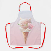 アイスクリーム子猫ロージー&ドリーミー エプロン (正面)