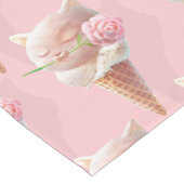 アイスクリーム子猫ロージー&ドリーミー ショートテーブルランナー (コーナー)