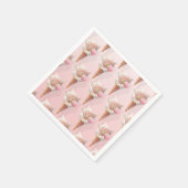 アイスクリーム子猫ロージー&ドリーミー スタンダードカクテルナプキン (角)