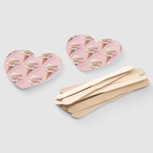 アイスクリーム子猫ロージー&ドリーミー ハンドファン (組立なし)