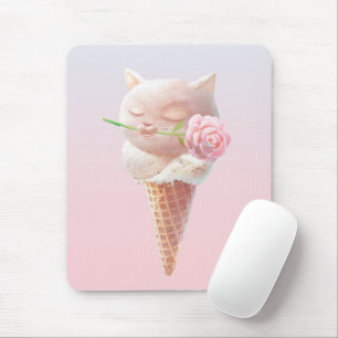 アイスクリーム子猫ロージー&ドリーミー マウスパッド