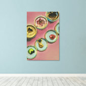 アイスクリーム屋の店 キャンバスプリント (インサイチュ (ウッドフロア))