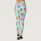 アイスクリーム店のレギンスを歩く レギンス (裏面)