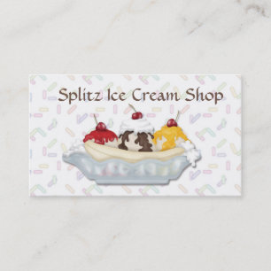 アイスクリーム店の名刺 名刺