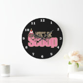 アイスクリーム店の甘い御馳走柱時計 ラージ壁時計 (ホーム)