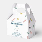 アイスクリーム性別の表示パーティー フェイバーボックス (裏面サイド)