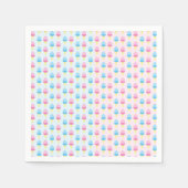 アイスクリーム性別の表示 スタンダードカクテルナプキン (正面)