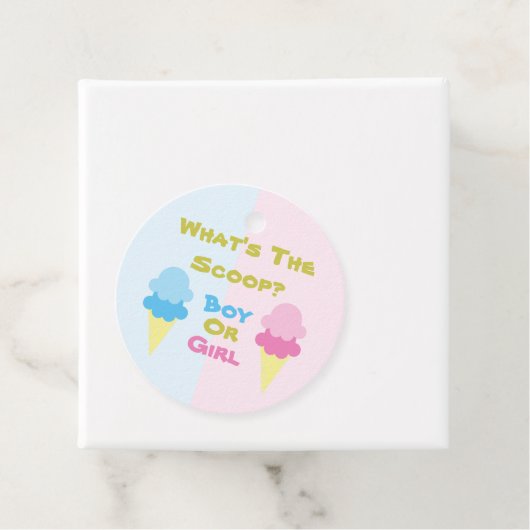 アイスクリーム性別の表示 フェイバータグ (インサイチュ)