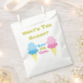 アイスクリーム性別の表示 フェイバーバッグ (クリップ留めされた状態)