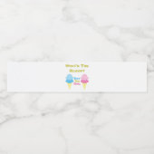 アイスクリーム性別の表示 ペットボトルラベル (シングルラベル)