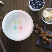 アイスクリーム性別の表示 ペーパーボウル