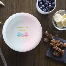 アイスクリーム性別の表示 ペーパーボウル