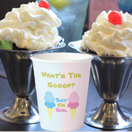 アイスクリーム性別の表示 紙コップ