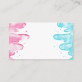 アイスクリーム性別発表おむつくじチケット エンクロージャーカード (裏面)