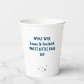 アイスクリーム性別発表パーティー 紙コップ (裏面)