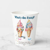 アイスクリーム性別発表パーティー 紙コップ (正面)