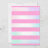 アイスクリーム招待状アイスクリームバースデーパーティー 招待状 (裏面)