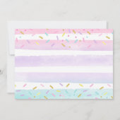 アイスクリーム招待状 フォーエバースイート 4歳の誕生日 招待状 (裏面)