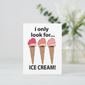アイスクリーム探し アイスクリームだけ探してる ポストカード (スタンド正面)