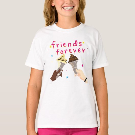 アイスクリーム最高の友 Tシャツ (正面)
