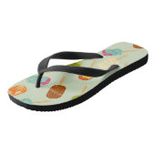 アイスクリーム模様 ビーチサンダル (アングル)