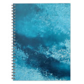アイスクリーム氷河の冷凍っていたい氷 ノートブック (正面)