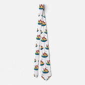 アイスクリーム漫画イラストレーション ネクタイ (裏面)