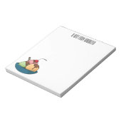 アイスクリーム漫画イラストレーション ノートパッド (回転)