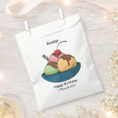 アイスクリーム漫画イラストレーション フェイバーバッグ (クリップ留めされた状態)